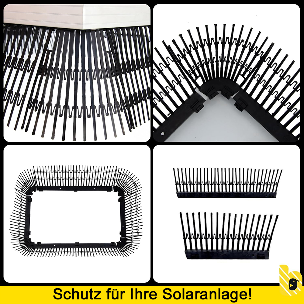 Birdstop Eckstück H: 12cm Vogelschutz für Solaranlagen – Marderschutz für PV-Module & Dach