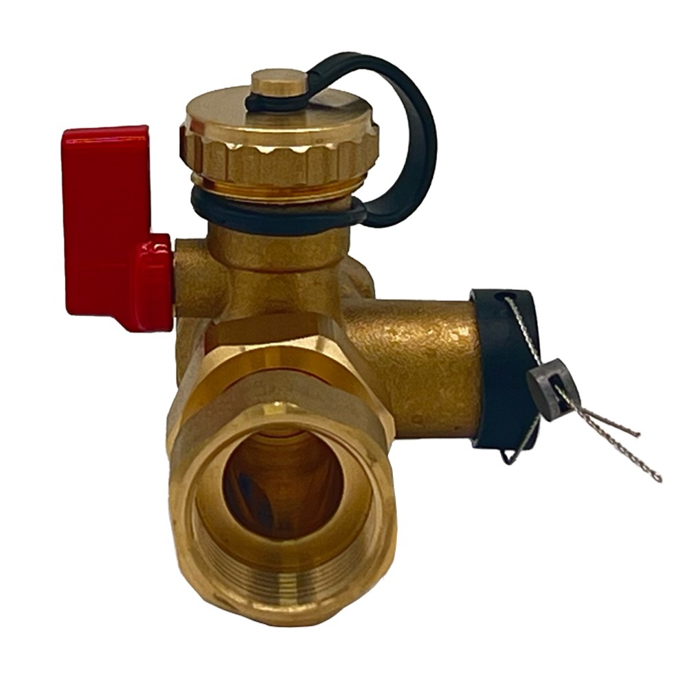 1" DN25 Kappenventil mit KFE-Hahn Absperrventil Entleerungsventil Wartungsventil 1" DN25 Kappenventil mit KFE-Hahn Absperrventil Entleerungsventil Wartungsventil