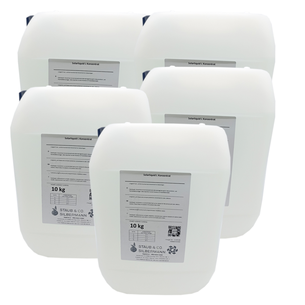 SL-HT-50 10-50 Liter SD24 Solarflüssigkeit Konzentrat Solarliquid L bis -50°C für Kollektoren