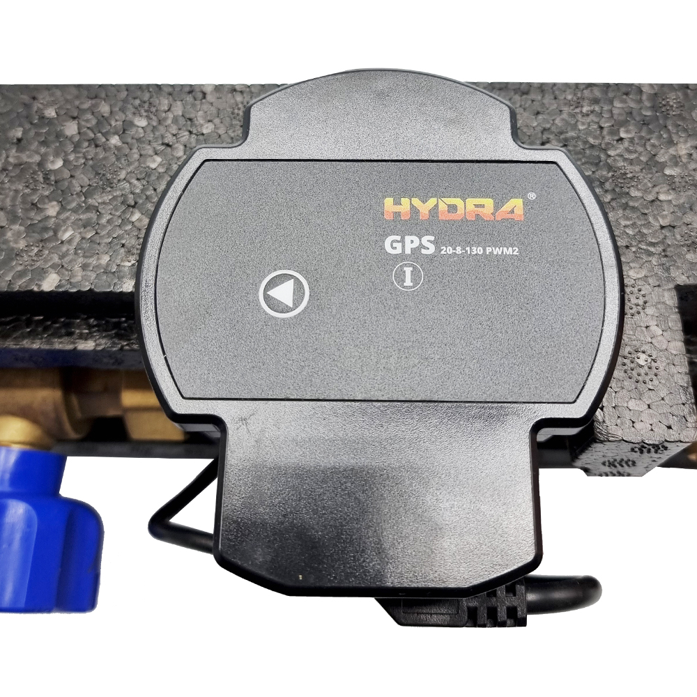 1-Stran-Hydra-03 Solarstation 1-Strang-Pumpengruppe Hocheffizienzpumpe Hydra GPS I 20-8-130 PWM2