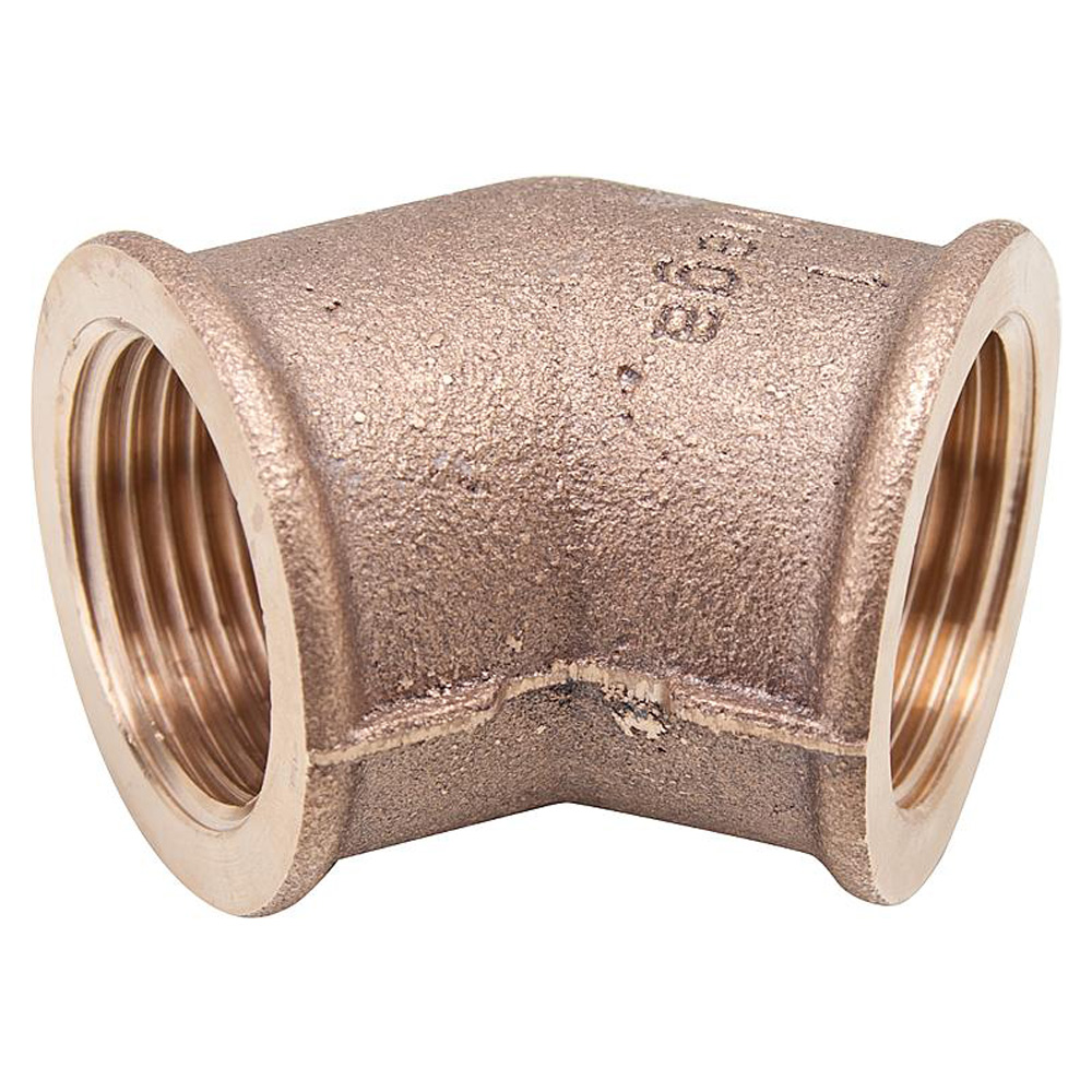 9373053-01 Rotguss Winkel 45° 1" IG / IG Gewindefitting Typ 3120