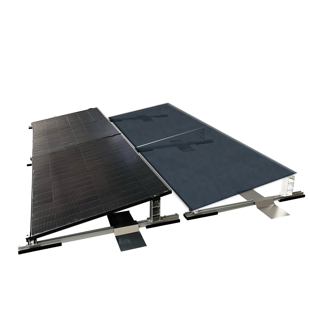 Solar Halterung Flachdach Ballast Montageset Dach Befestigung für 4 Solarmodule Solar Halterung Flachdach Ballast Montageset Dach Befestigung für 4 Solarmodule