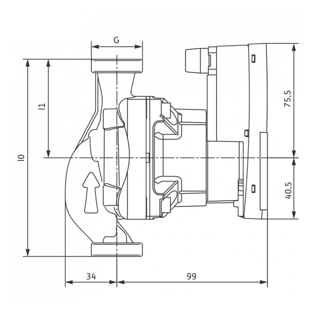 WILO Hocheffizienzpumpe Yonos Para ST15/7 PWM2 Solarpumpe Umwälzpumpe