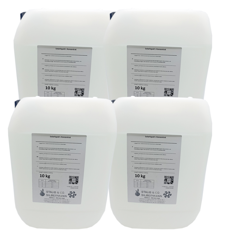 SL-HT-40 10-50 Liter SD24 Solarflüssigkeit Konzentrat Solarliquid L bis -50°C für Kollektoren