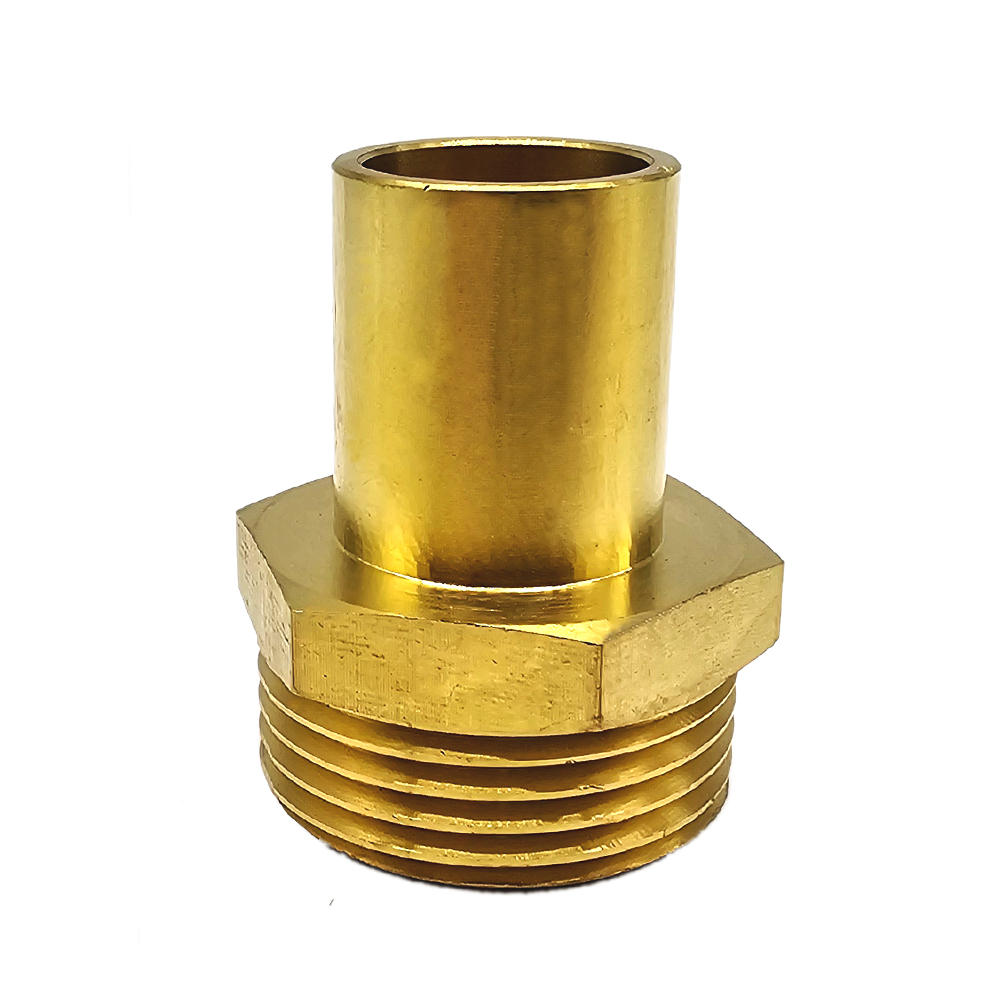 Rohranschluss 3/4" oder 1" x 22mm Messing Rohrstutzen einseitig flachdichtend Wellrohr Rohranschluss 3/4" oder 1" x 22mm Messing Rohrstutzen einseitig flachdichtend Wellrohr
