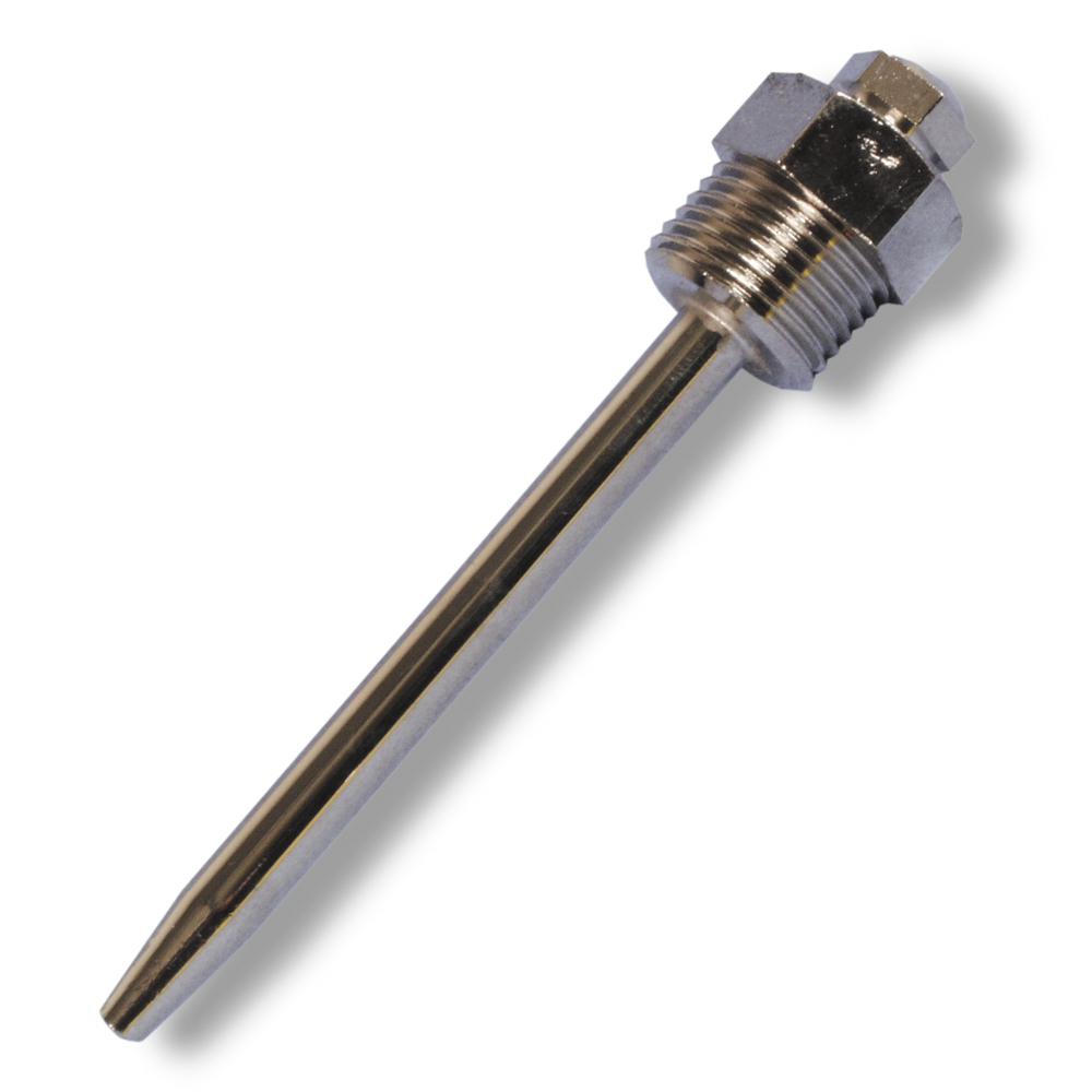 TH-V-02 Resol Tauchhülse TH30 - TH300 Messing / Kupfer Einschraubhülse