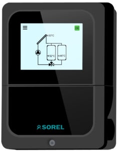 SOREL Solarsteuerung Solarregler Temperaturdifferenzsteuerung TDC SMART COMPACT (inkl. 2 x PT1000 Fühler)