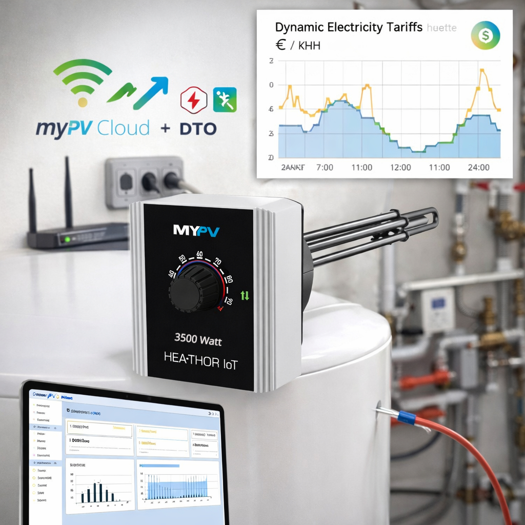 MyPV HEA-THOR 3,5 kW Elektroheizstab für dynamische Stromtarife ohne PV-Anlage