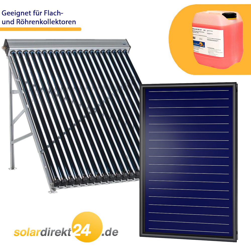 Solarflüssigkeit Coracon Sol 5F -28°C Solarliquid Frostschutz Solaranlage Solarflüssigkeit Coracon Sol 5F -28°C Solarliquid Frostschutz Solaranlage