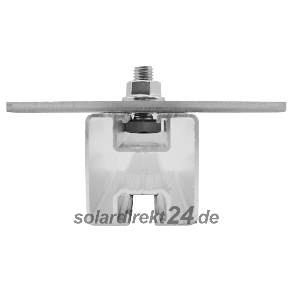 9701-Set-02 Kreuzverbandplatte für Aluprofil inkl. Montagematerial Verbinder Kreuzverbinder