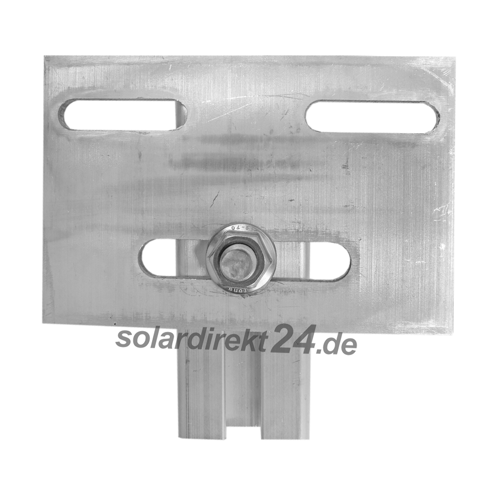 9701-Set-03 Kreuzverbandplatte für Aluprofil inkl. Montagematerial Verbinder Kreuzverbinder