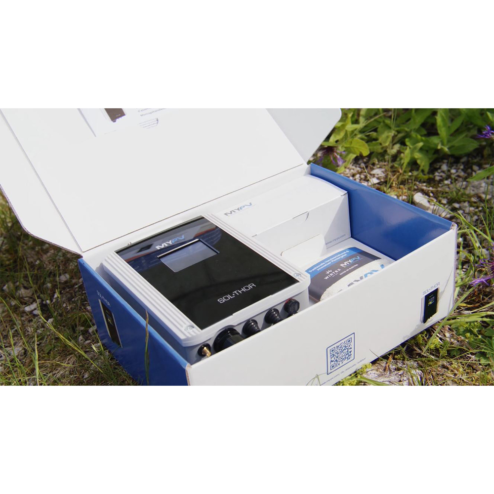 MyPV SOL•THOR PV Power Manager Warmwasser mit Solarstrom ohne Wechselrichter MyPV SOL•THOR PV Power Manager Warmwasser mit Solarstrom ohne Wechselrichter