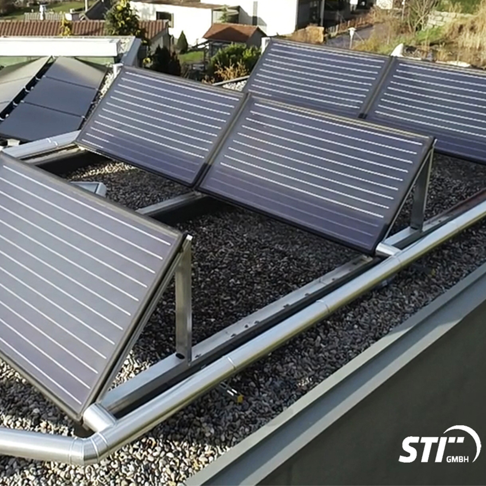 STI Hochleistungs-Flachkollektor FKF 200 Sonnenkollektor Solarthermie-Kollektor