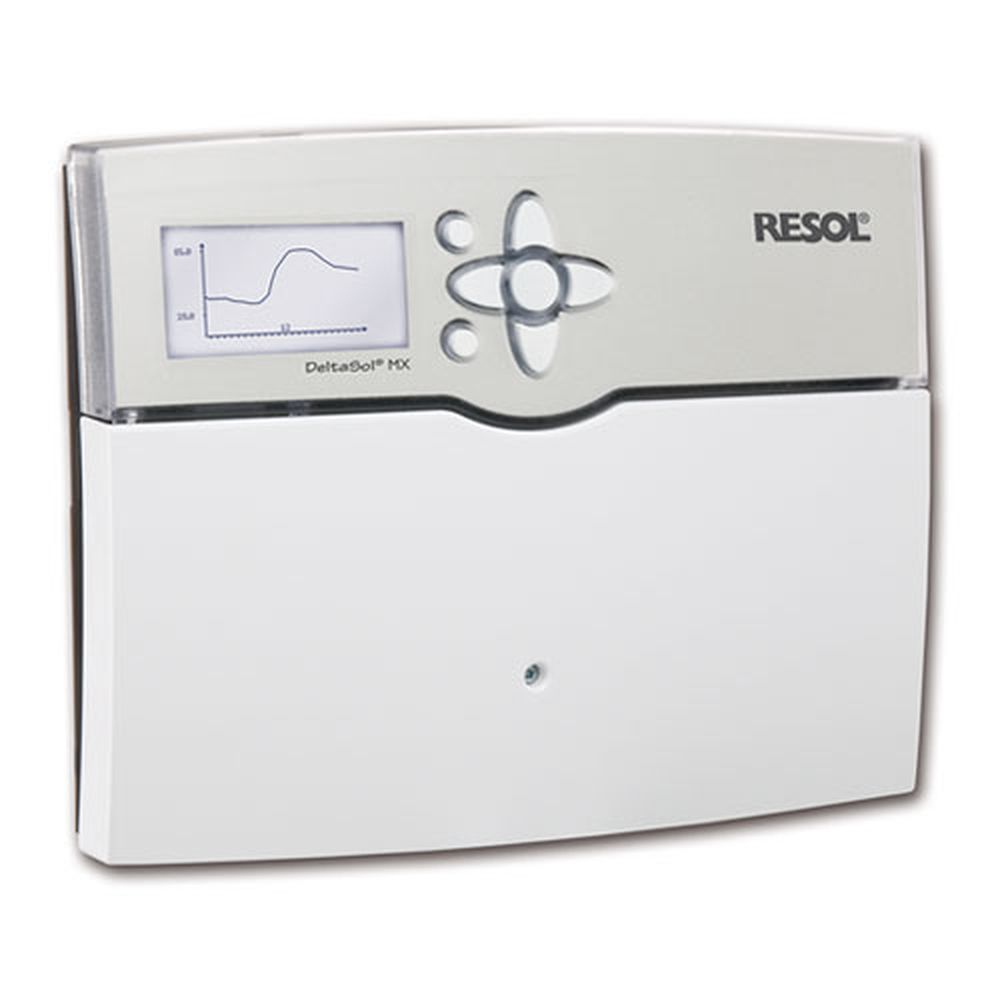 Solarregler_DeltaSolMX_500x500 Solarsteuerung Resol DeltaSol MX (inkl. 2 x FKP6 - 4 x FRP6) - Komplettpaket
