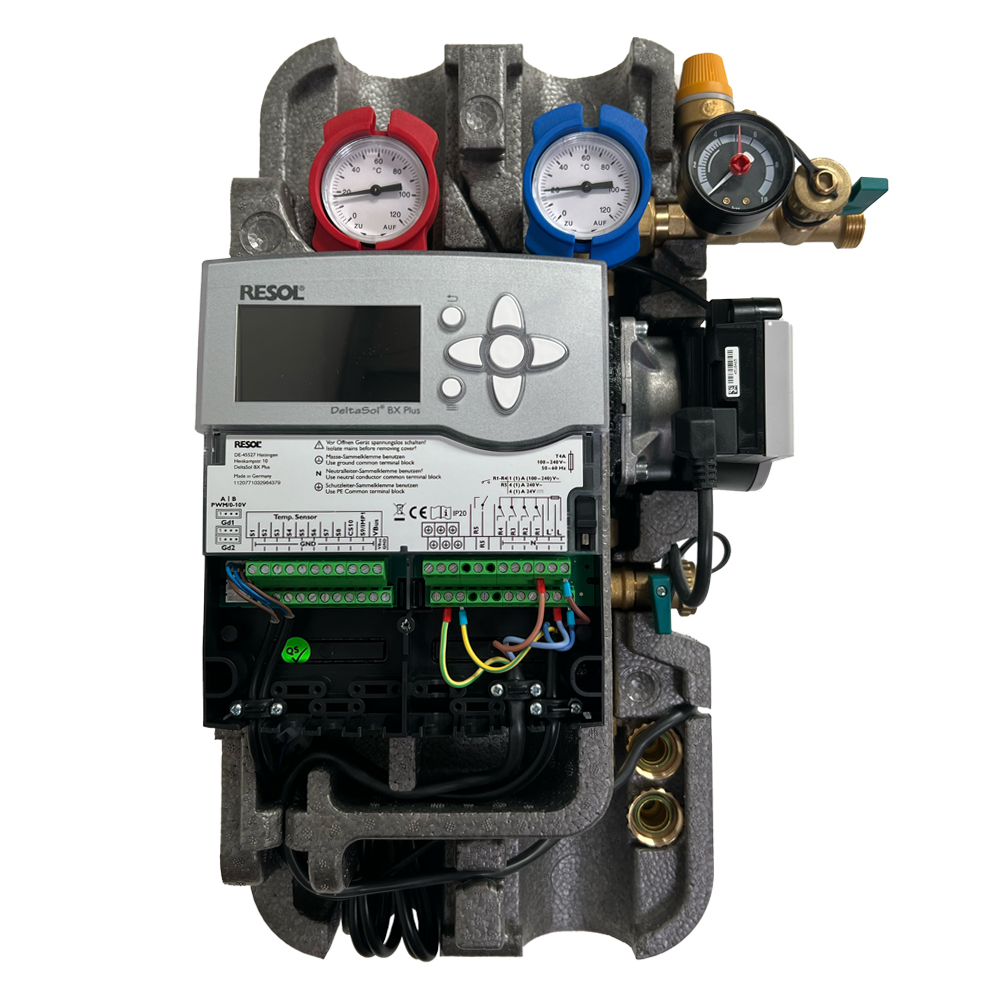 29002280_03 Solarstation Resol FlowSol B HE - DeltaSol BX Plus mit Wilo Yonos PARA ST 15/7.0-PWM2