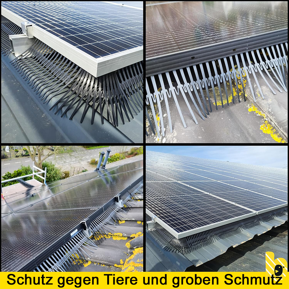 Birdstop Eckstück H: 12cm Vogelschutz für Solaranlagen – Marderschutz für PV-Module & Dach