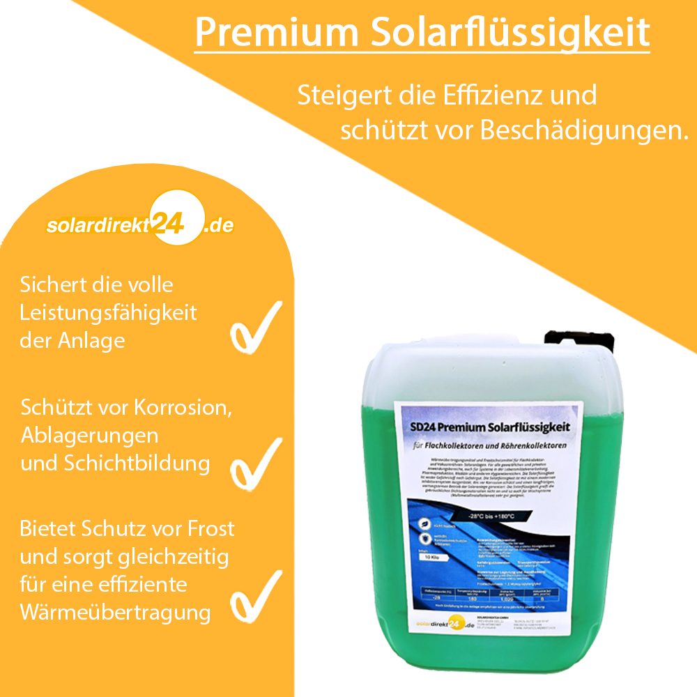 Solarflüssigkeit Wärmeträgermedium Solarliquid bis -28°C