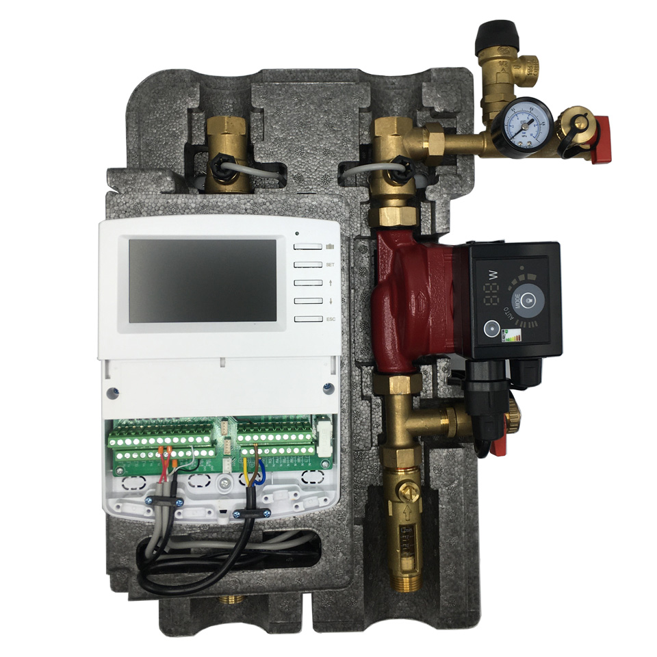 SR21H-f-o-I Solarstation SR21H – inkl. SR1568 Solarsteuerung und Shinhoo Solar GPA20-8-130 Hocheffizienzpumpe