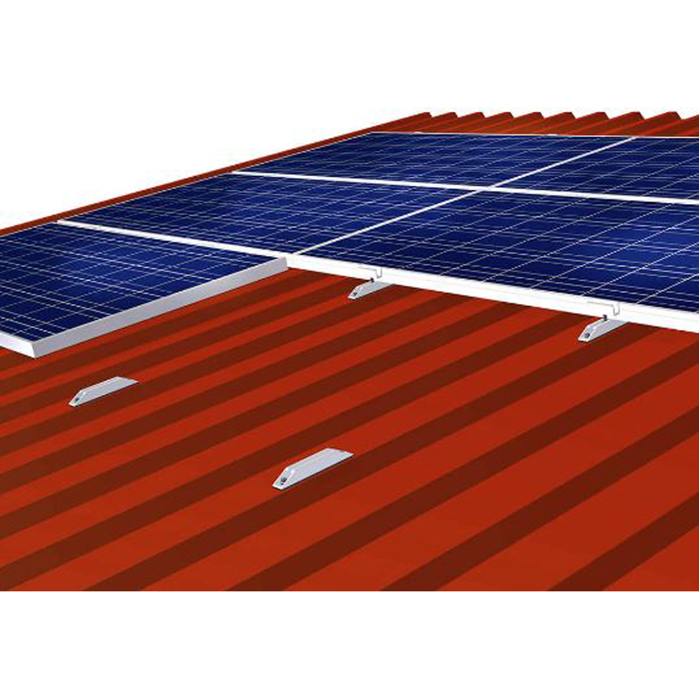 DHCS-Set03 2er-Set C-Schienen zur Trapezblech-Dachbefestigung Montage Solarmodule