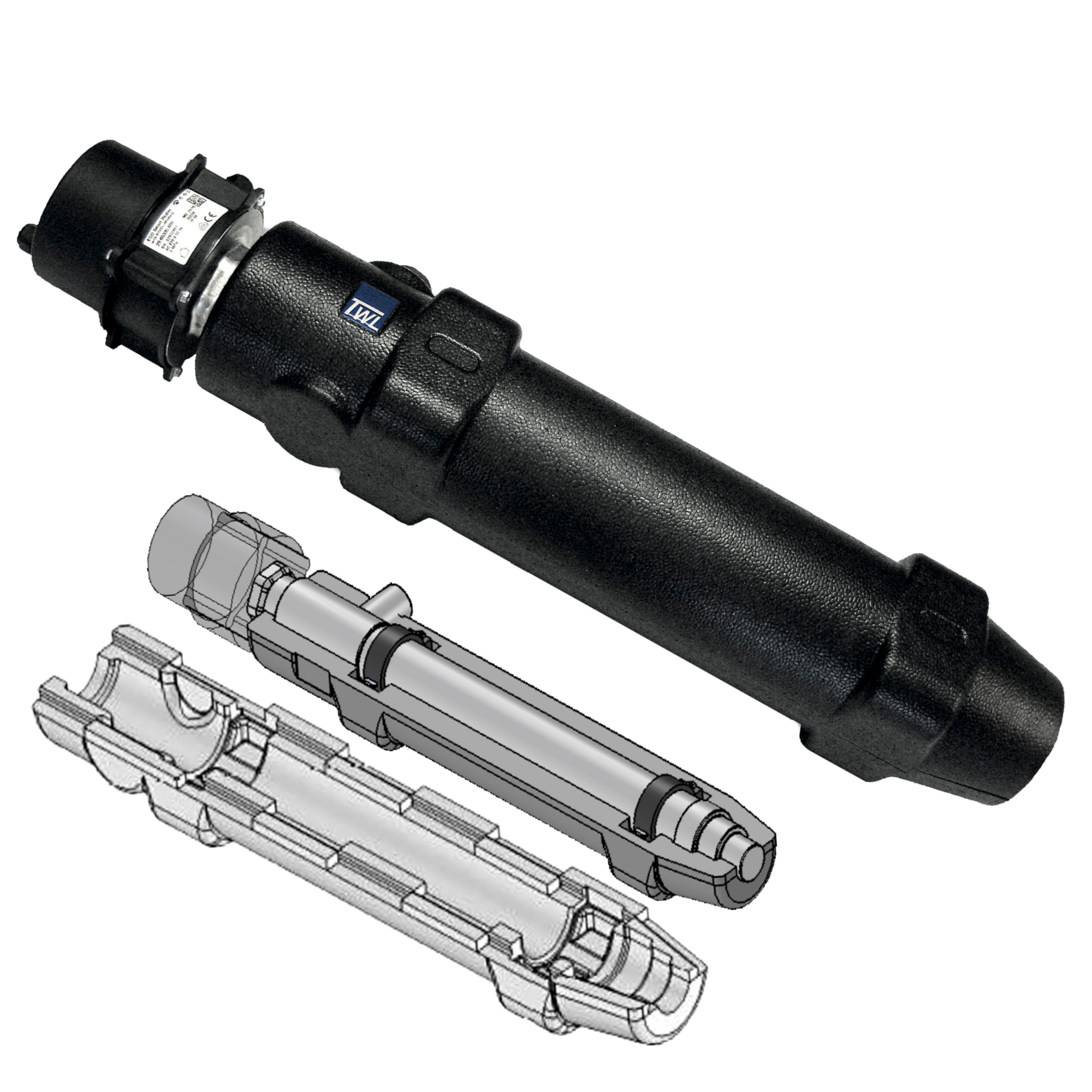 effectheater-04 EffectHeater® AC Externer Heizstab 2–6 kW Schnelle Brauchwasser‑ & Heizungsunterstützung 1" IG Legionellen‑Prävention Nachrüstbar für alle Speicher