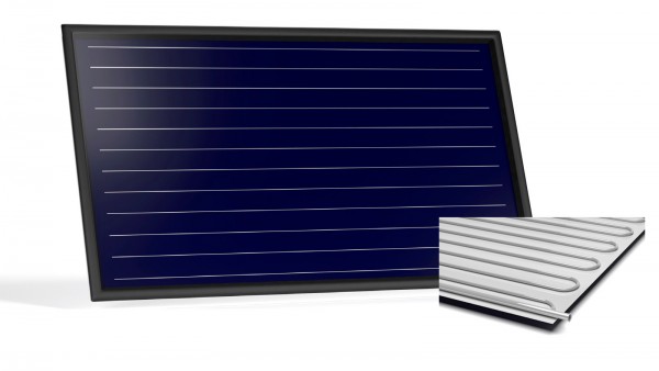 Flachkollektor Sonnenkollektor STI FKF 240H Al/Al (2,52 m²)