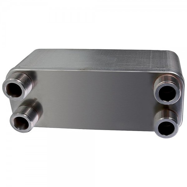 Plattenwärmetauscher ZB20 3/4" DN20 AG 10 bis 40 Platten Heat Exchanger