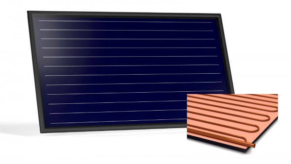 Flachkollektor Sonnenkollektor STI FKF 200H Cu/Cu (2,13 m²)